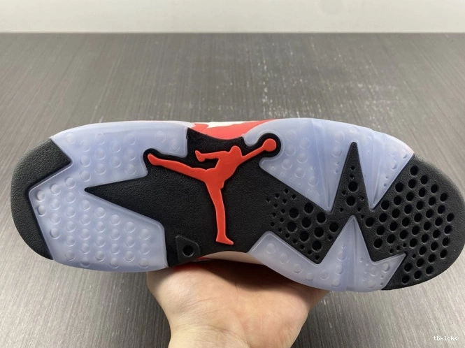 Rep TBK Infrared (2014) 6 White 384664-123 Retro Jordan 0722